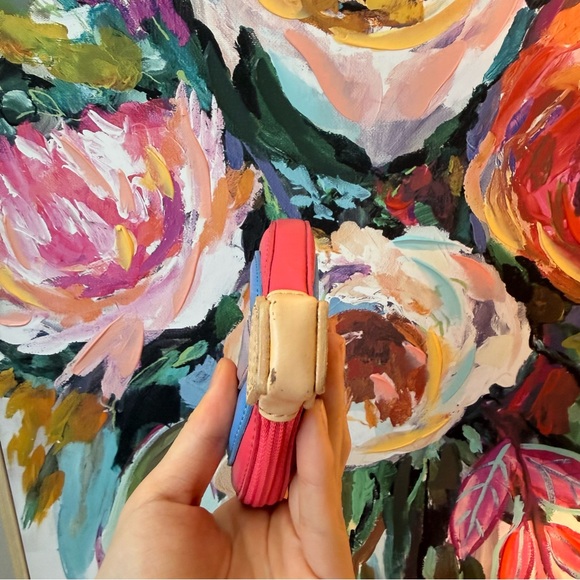 Rare Preloved Kate Spade Novelty Hot Air Balloon Wristlet bag + coin purse - Picture 15 of 16